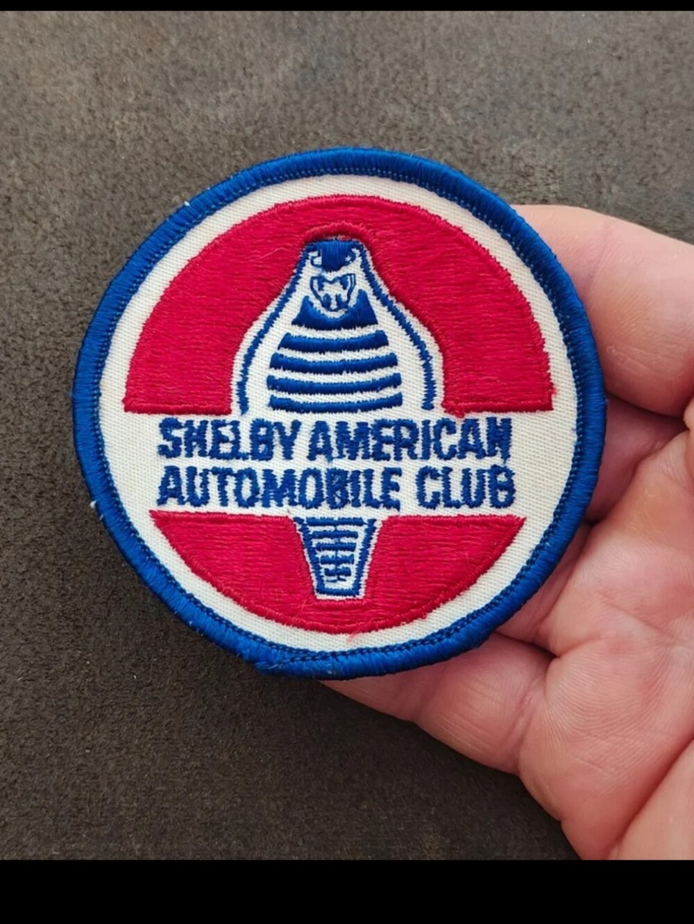 1990s Rare & Hard To Find Shelby American Automobile Club (SAAC) Patch